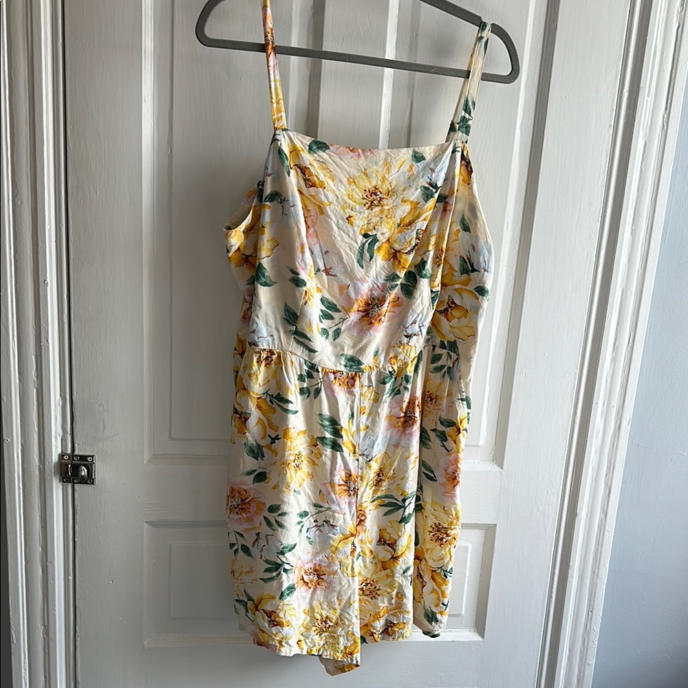 Old Navy Floral Jumpsuit